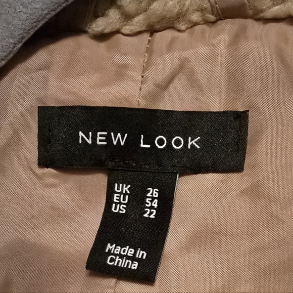 🆕️New look teddy shop coat Size US 22 - Picture 5 of 6